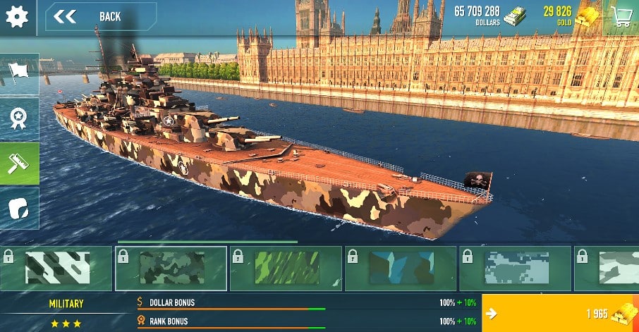 Battle of warships mod Infinite Dollars
