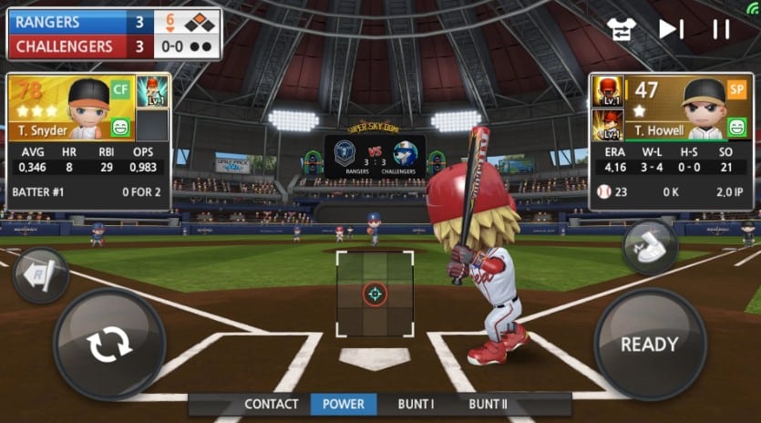 Fast-Paced Baseball Gameplay