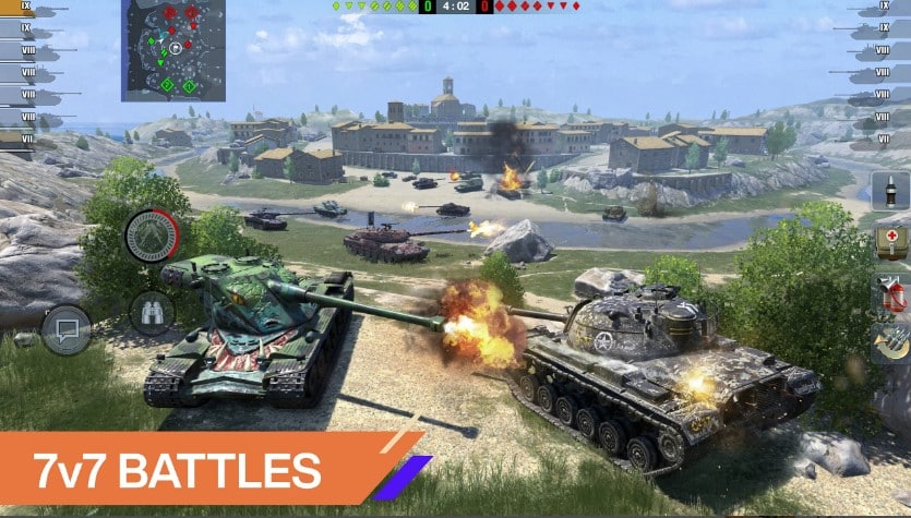 World Of Tanks Blitz MOD APK 7v7 battles
