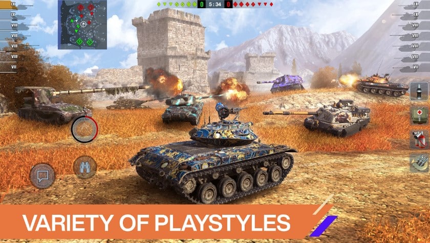 World Of Tanks Blitz MOD APK Unlimited Gold