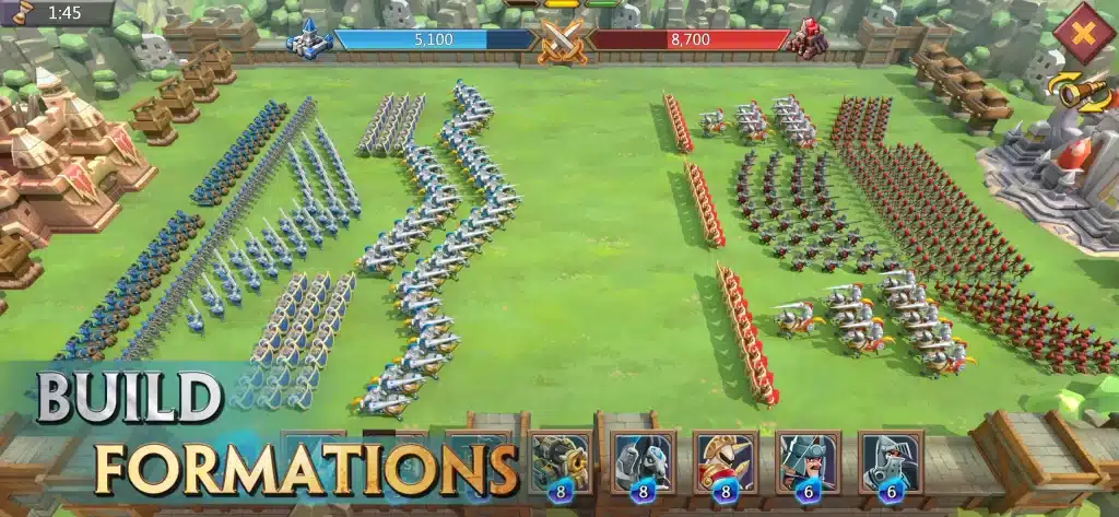 Make your fighting army formations