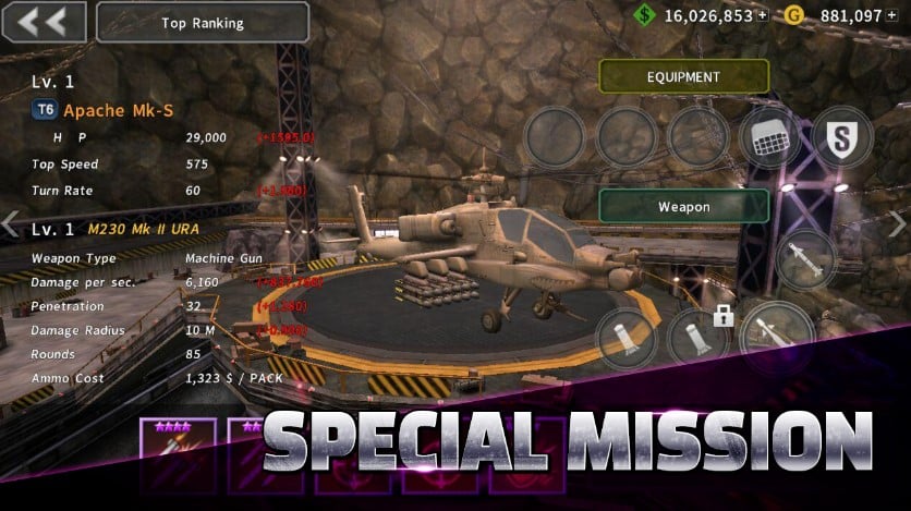 gunship battle mod apk special mission