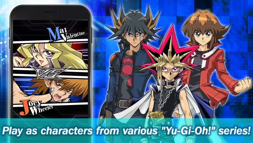yu-gi-oh duel links play with different characters