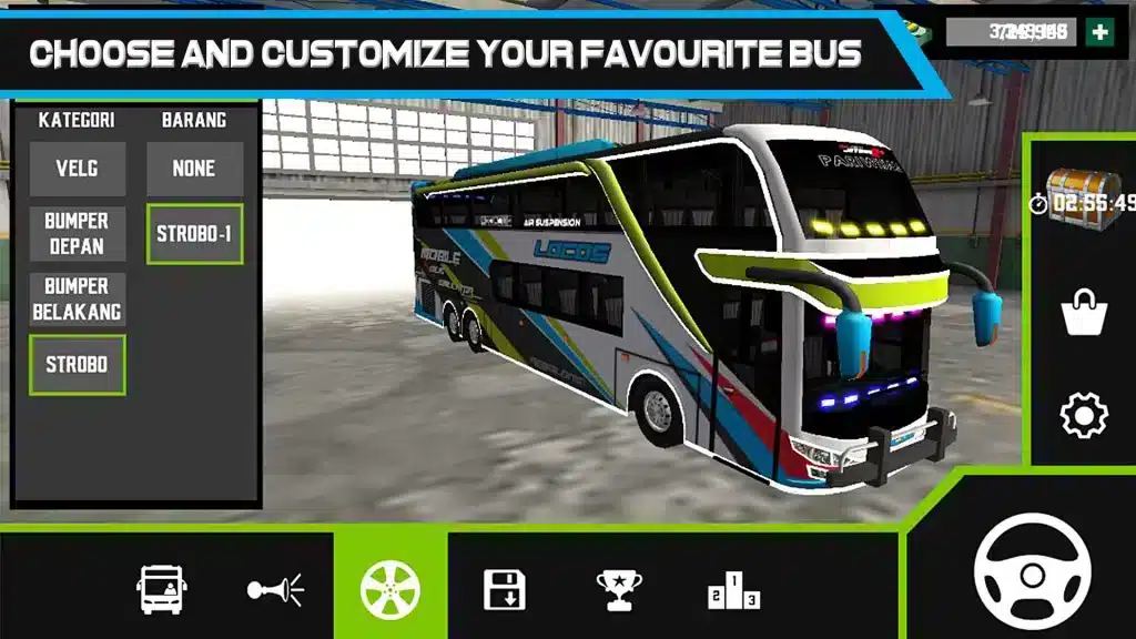 Customize your bus as you want 