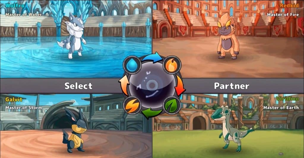 Build a 4 slot monster team to tackle different battles