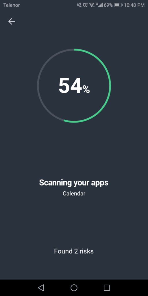scanning the apps