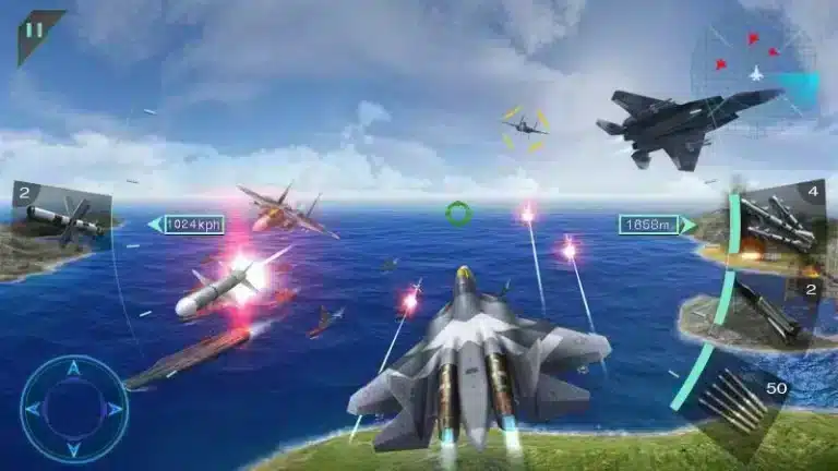 Sky Fighters 3D MOD APK Latest v2.6 (Unlimited Money)