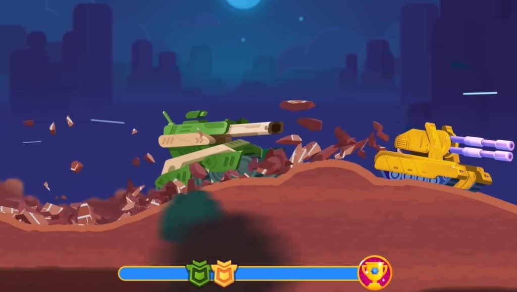 Conquer Enemies with Devastating Tank Arsenal in Tank Stars