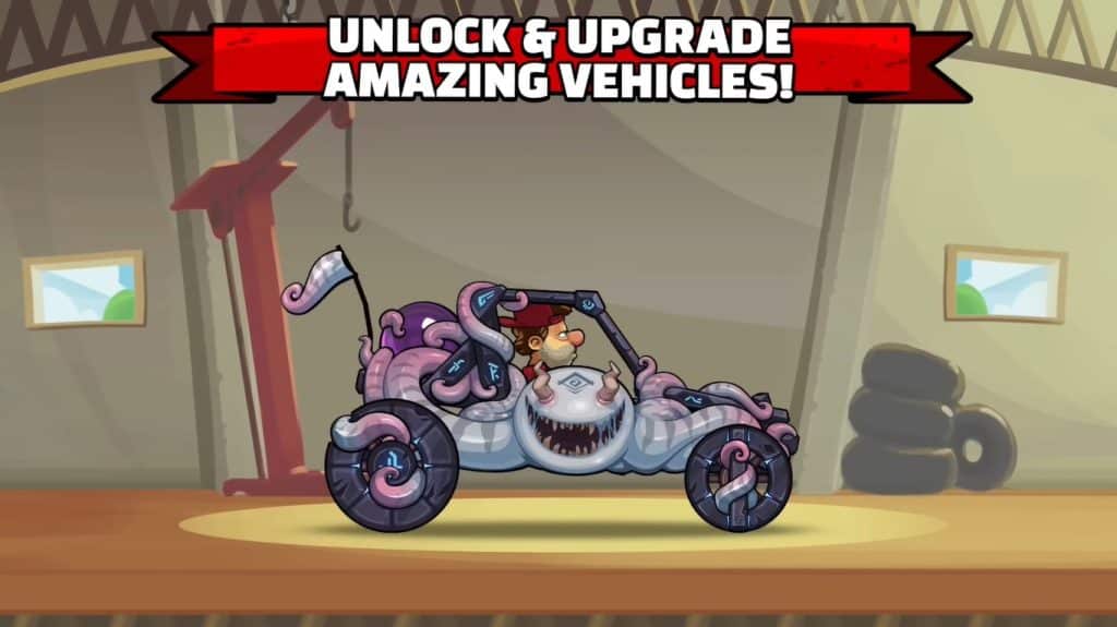 Variety of Vehicles to Unlock